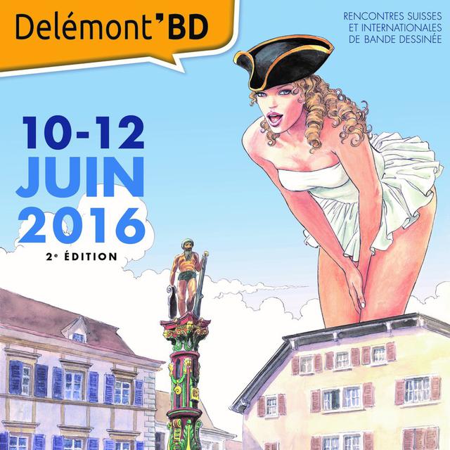 L'affiche de Delémont'BD 2016. [delemontbd.ch]