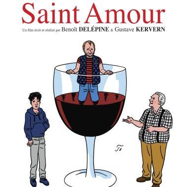 L'affiche du film "Saint Amour" de Benoît Delépine et Gustave Kervern. [Le pacte]