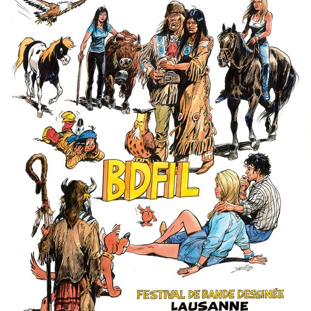 L'affiche de la 12e édition de BDFIL. [BDFIL]