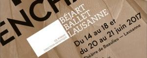 L'affiche du spectacle "La Flûte enchantée" de W.A. Mozart par le Béjart Ballet Lausanne au Théâtre de Beaulieu. [Béjart Ballet]