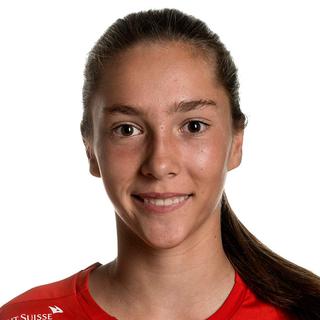 Portrait de la jeune footballeuse suisse Audrey Remy.
Ti-Press/Gabriele Putzu
Keystone [Keystone - Ti-Press/Gabriele Putzu]