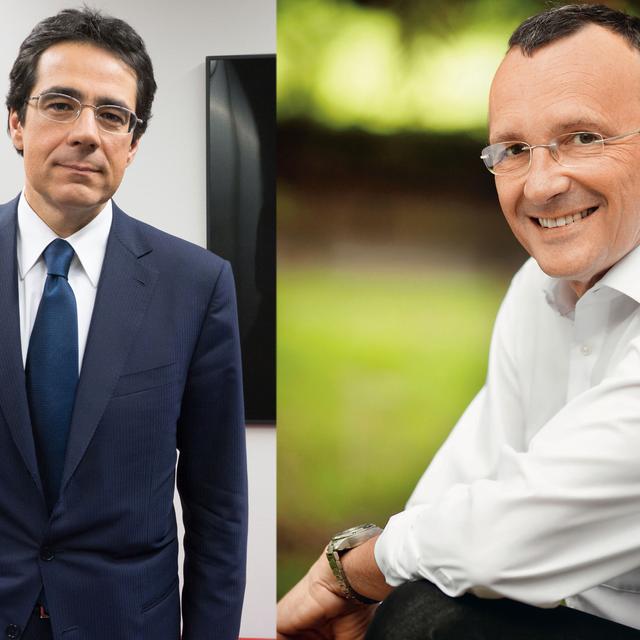 Darius Rochebin et Yves Pigneur. [Premier rendez-vous]