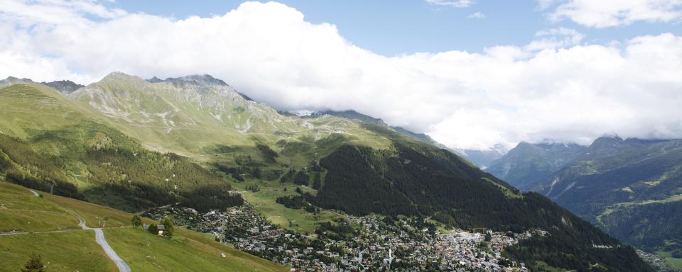 Le village de Verbier vu depuis Saloveyres. [DR - Aline Paley]