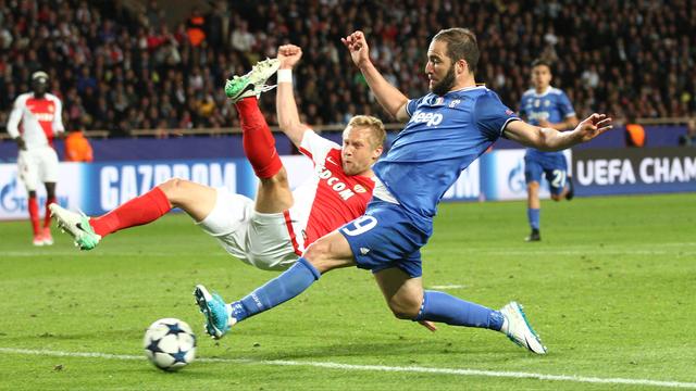 Image de la rencontre entre l'AS Monaco et la Juventus du 3 mai 2017.
Matteo Bottanelli / NurPhoto
AFP [AFP - Matteo Bottanelli / NurPhoto]