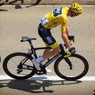 L'anglais Chris Froome, maillot jaune et grand favori du Tour de France 2017.
Yorick Jansens/Belga Mag
AFP [AFP - Yorick Jansens/Belga Mag]