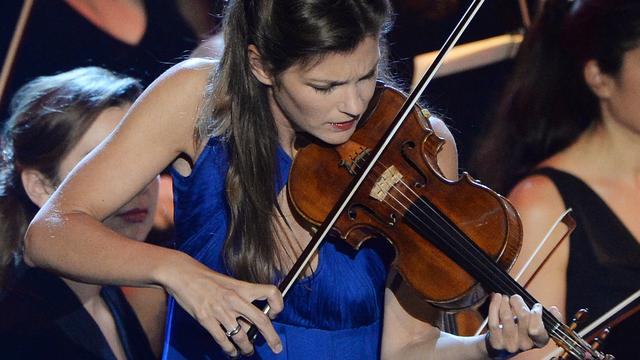 La violoniste Janine Jansen au Victoires de la Musique Classique en France en février 2014.
Boris Horvat
AFP [AFP - Boris Horvat]