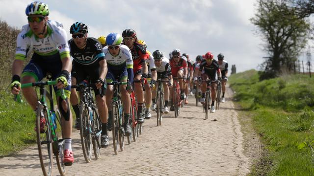 29 secteurs pavés sont au programme de la 115e édition de Paris-Roubaix en 2017 (ici en 2016).
Kenzo Tribouillard
AFP [AFP - Kenzo Tribouillard]