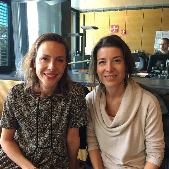 Mélanie Chappuis et Sylvie Déthiollaz. [RTS - Jessica Nusslé]