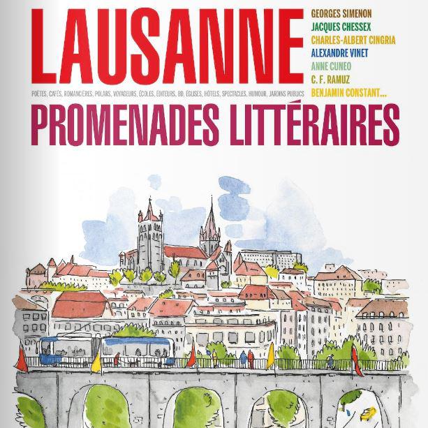 La couverture de l'ouvrage "Lausanne. Promenades littéraires", paru aux Editions Noir sur Blanc.
Editions Noir sur Blanc [Editions Noir sur Blanc]