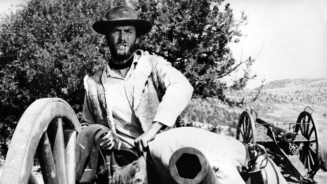 Clint Eastwood durant le tournage de "Le bon, la brute et le truand" de Sergio Leone.
Produzioni Europee Associati / Collection ChristopheL
AFP

Image re-téléchargée le 27.12.19 [AFP - Produzioni Europee Associati / Collection ChristopheL]