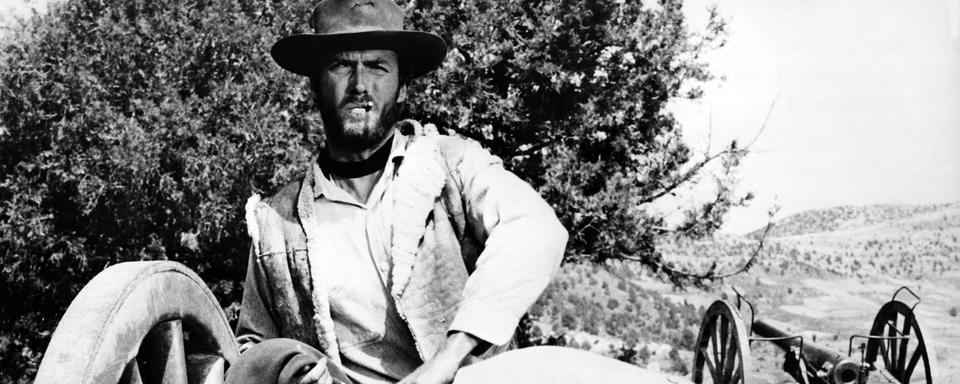 Clint Eastwood durant le tournage de "Le bon, la brute et le truand" de Sergio Leone.
Produzioni Europee Associati / Collection ChristopheL
AFP

Image re-téléchargée le 27.12.19 [AFP - Produzioni Europee Associati / Collection ChristopheL]