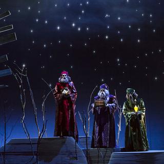 "Amahl et les visiteurs du soir", mise en scène de Gérard Demierre, à l'Opéra de Lausanne. [Opéra de Lausanne - Alan Humerose]