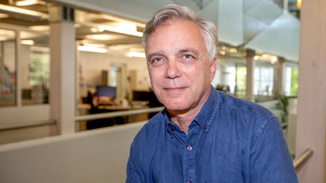 Portrait du journaliste Jean-Marc Béguin. [RTS - Philippe Christin]