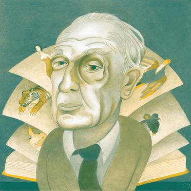 L'affiche de "Borges variations" présenté par la compagnie Zanco. [zanco.ch]