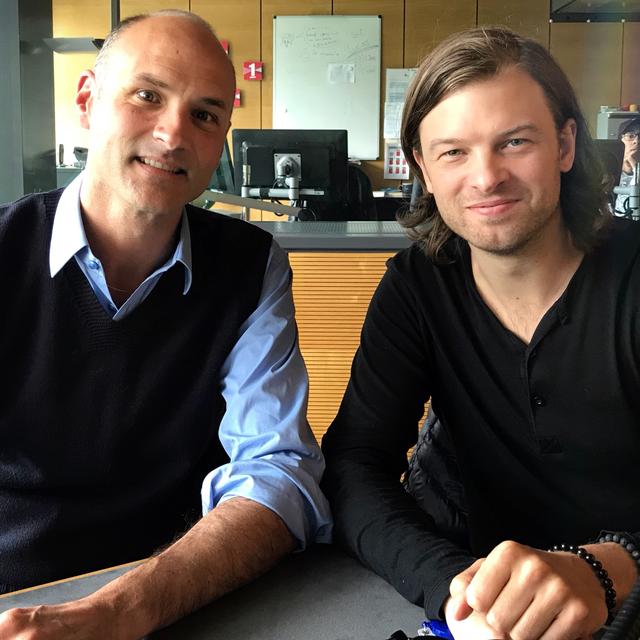 Pour la première fois, Colin Vallon rencontre Christian Egger.