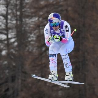 Lindsey Vonn (USA) lors de la Coupe du monde femmes de ski alpin. [AFP - Tiziana Fabi]