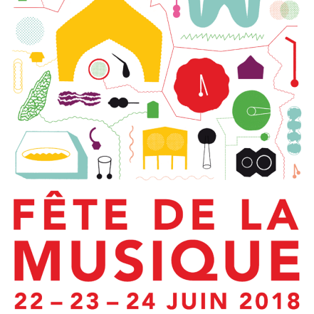 L'affiche de la Fête de la musique 2018 à Genève. [fetedelamusique.ch]