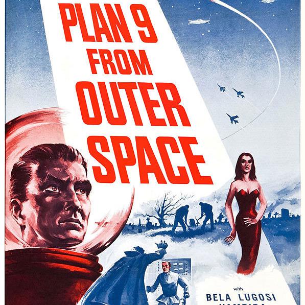 Affiche "Plan 9 from Outer Space" (1959). [Valiant Pictures - Reynolds Pictures, Inc.]