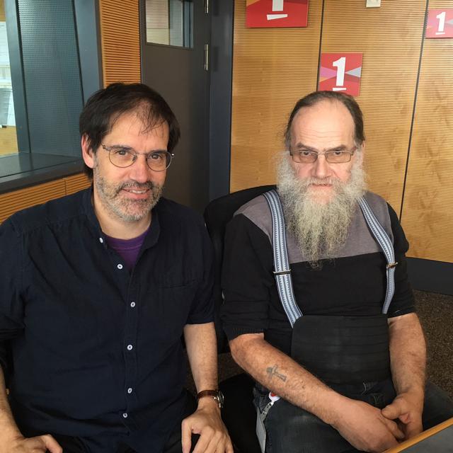 Blaise Mülhauser et Jean-Pierre Rochat. [RTS - Jessica Nusslé]