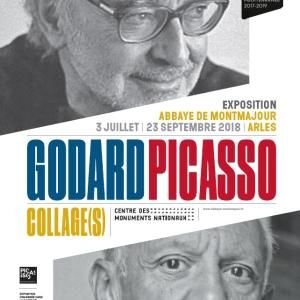 L'affiche de l'exposition "Godard-Picasso. Collage(s)". [DR]