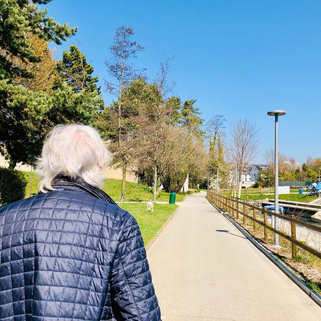 Henri Dès, à Morges. [RTS - Karine Vasarino]