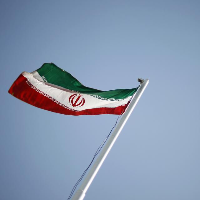 Le drapeau iranien.