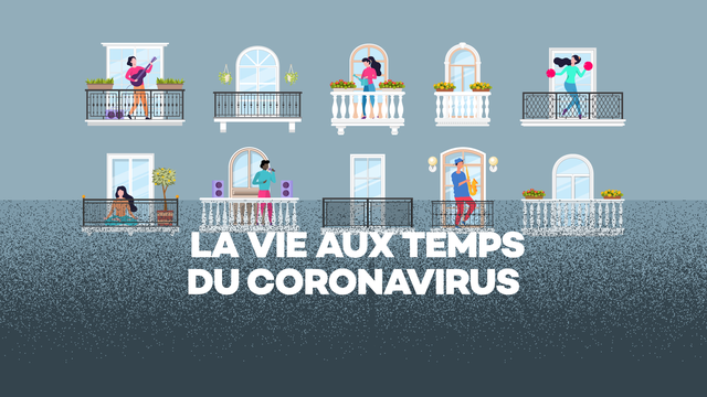 Logo La vie aux temps du coronavirus [RTS]