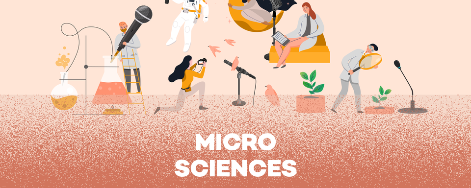 Logo émission (Podcasts originaux) - Micro sciences [RTS]