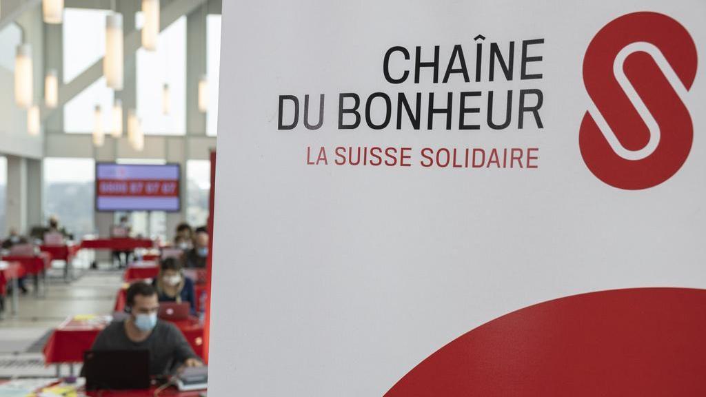 La Chaîne du Bonheur a récolté 154 millions de francs de dons en 2022 [Keystone - Salvatore Di Nolfi]