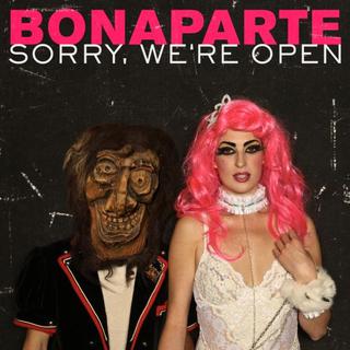 La pochette de l'album "Sorry, We're Open" de Bonaparte. [Warner Music]