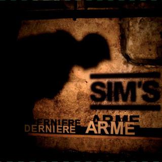 La pochette de l'album "Dernière arme" de Sim's.