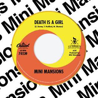 La pochette du single "Death Is a Girl" de Mini Mansions. [Capitol Records]