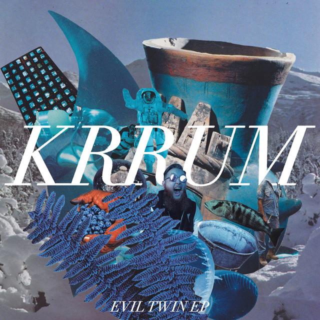 La pochette de l'EP "Evil Twin" de Krrum. [37 Adventures]