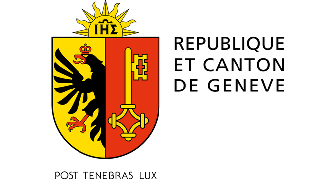 République et Canton de Genève. [http://ge.ch - Logo de la République et Canton de Genève.]
