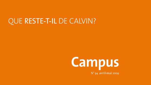 Campus s'interroge sur Calvin [unige.ch - Campus]