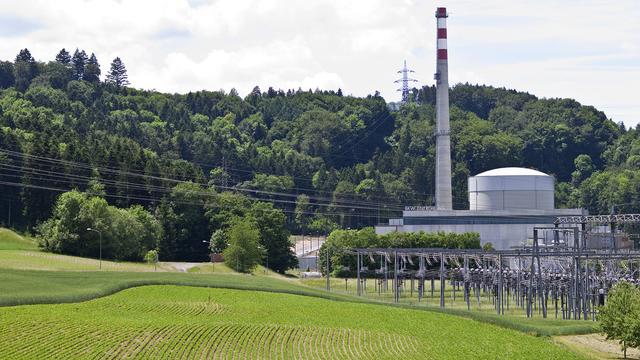 La centrale de Mühleberg (BE), du même type que celle de Fukushima (Japon) [Keystone]