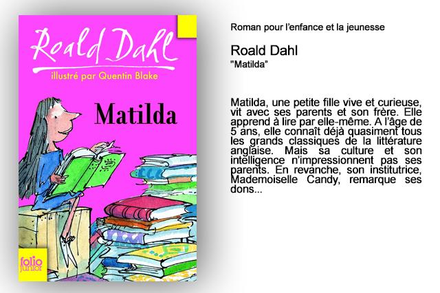 Roald Dahl, Matilda
