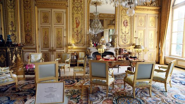 Bureau du président de la République française au palais de l'Elysée. [AFP - François Guillot]