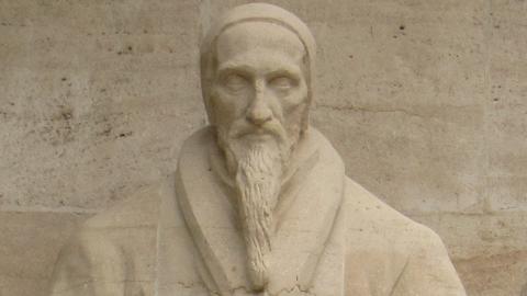 La statue de Jean Calvin sur le mur des réformateurs à Genève.
R.Roulet
Fotolia [R.Roulet]