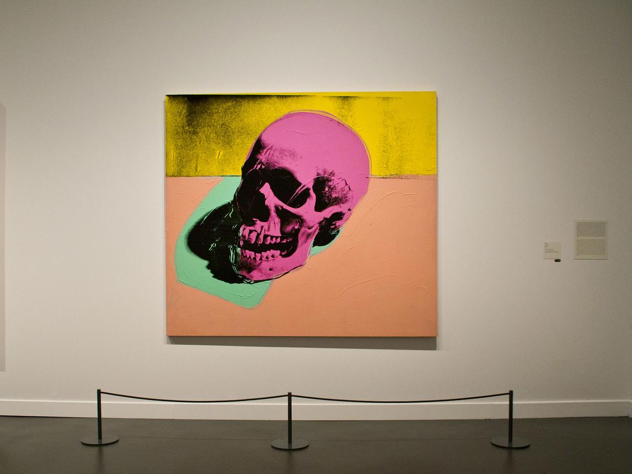 "Skull" ("Crâne"), Andy Warhol, 1976 [flickr - Alberto Cabello]