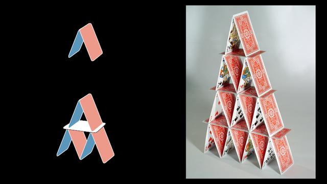Le château de cartes [UNIGE - Mathscope]