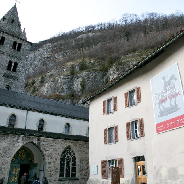 L'Abbaye de Saint-Maurice. [RTS - Jérôme Genet]