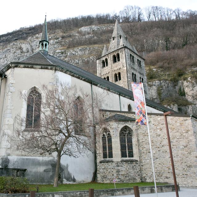 L'Abbaye de Saint-Maurice. [RTS - Jérôme Genet]