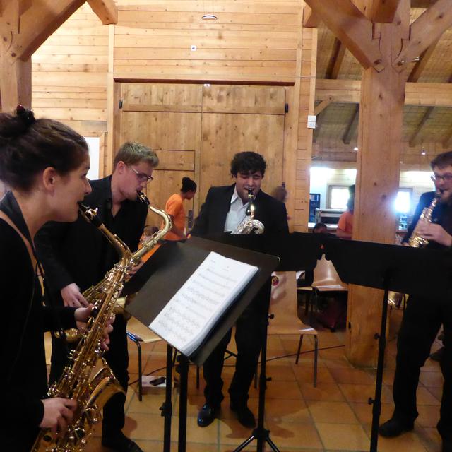 Le Kiosque à Musiques à Vuadens - 24 octobre 2015 - Alsibana Saxophone Quartet.