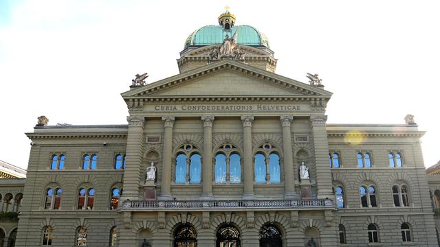 Le Palais du Parlement fédéral à Berne. [RTS - Marie-Dominique Schenk]