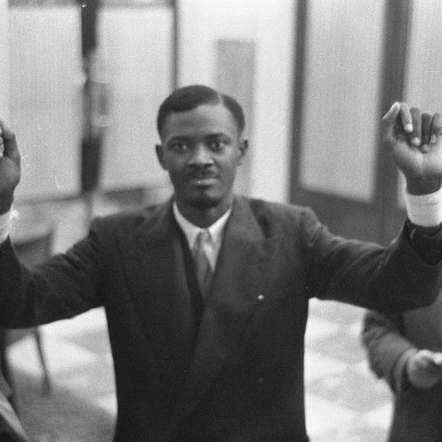 Patrice Lumumba à Bruxelles (Belgique) en janvier 1960. [Nationaal Archief Fotocollectie Anefo - Harry Pot]