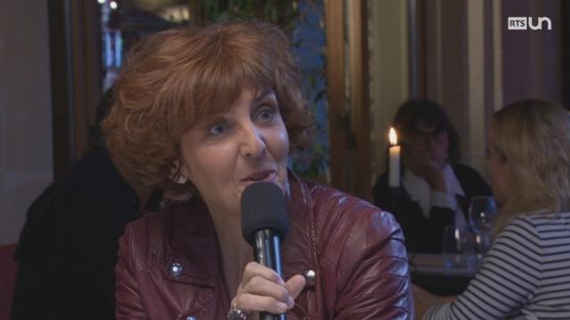 Sylvie Berti Rossi durant une interview accordée à La puce à l'oreille. [RTS]