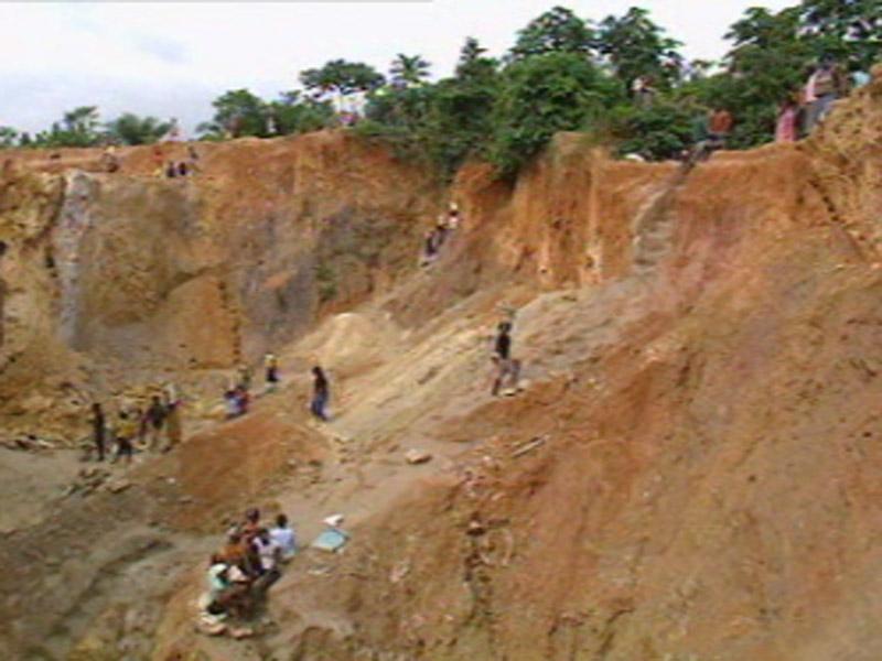 Mine d'or à ciel ouvert, Ghana