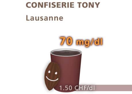 Chocolat de la confiserie Tony, à Lausanne. [Daniel Bron/RTS]