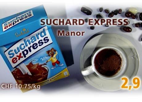 Suchard Express, acheté chez Manor. [Daniel Bron/RTS]